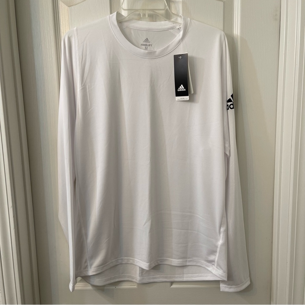 Adidas FreeLift Long Sleeve - White.  Mens: Medium.